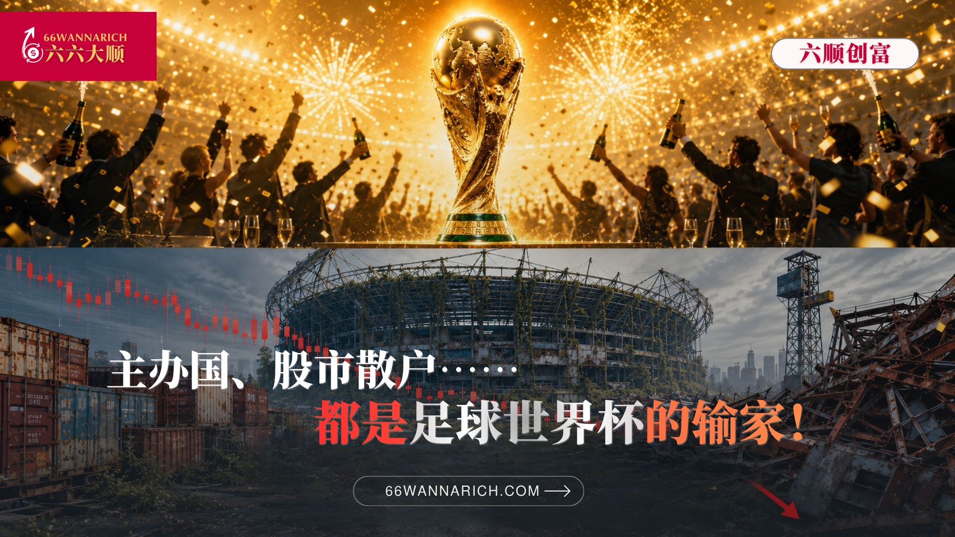 足球世界杯，有好多输家！